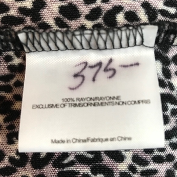 Tory Burch Jersey Long Sleeve Dress Black/Purple - Picture 8 of 10